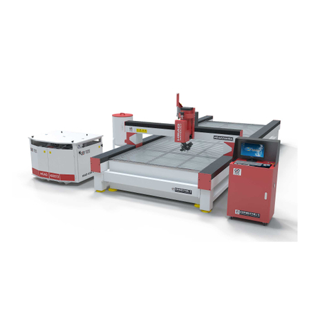 2000*6000mm type Gantry Machine Waterjet Machine 